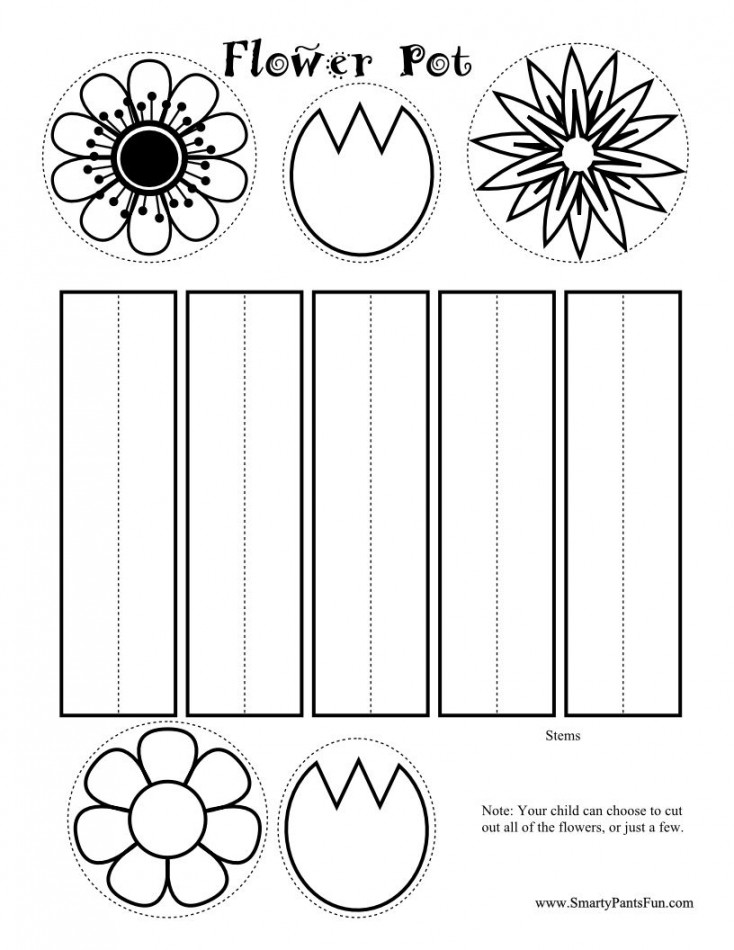 Printable Spring Flower Craft  Free printable crafts, Spring