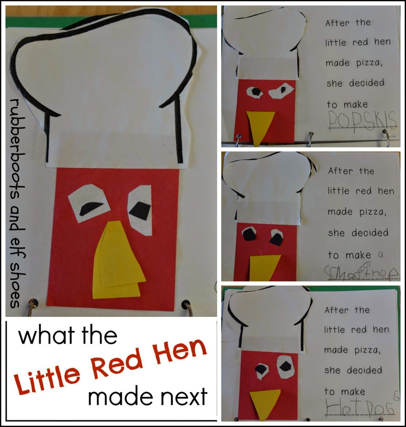 Read The Little Red Hen Makes a Pizza - instructions to create