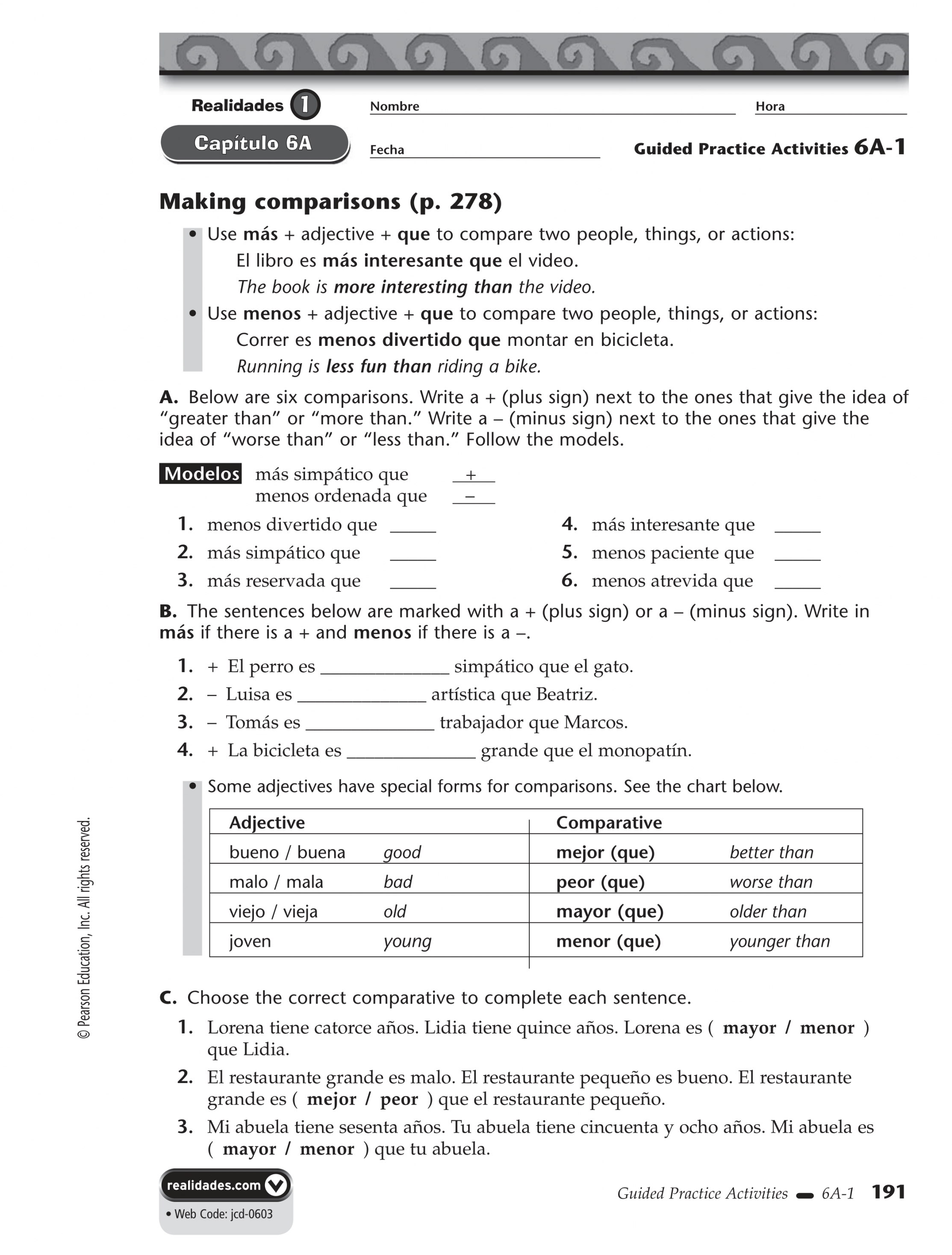 REAL : A Guided Practice: Comparisons - Joy Wong  Library