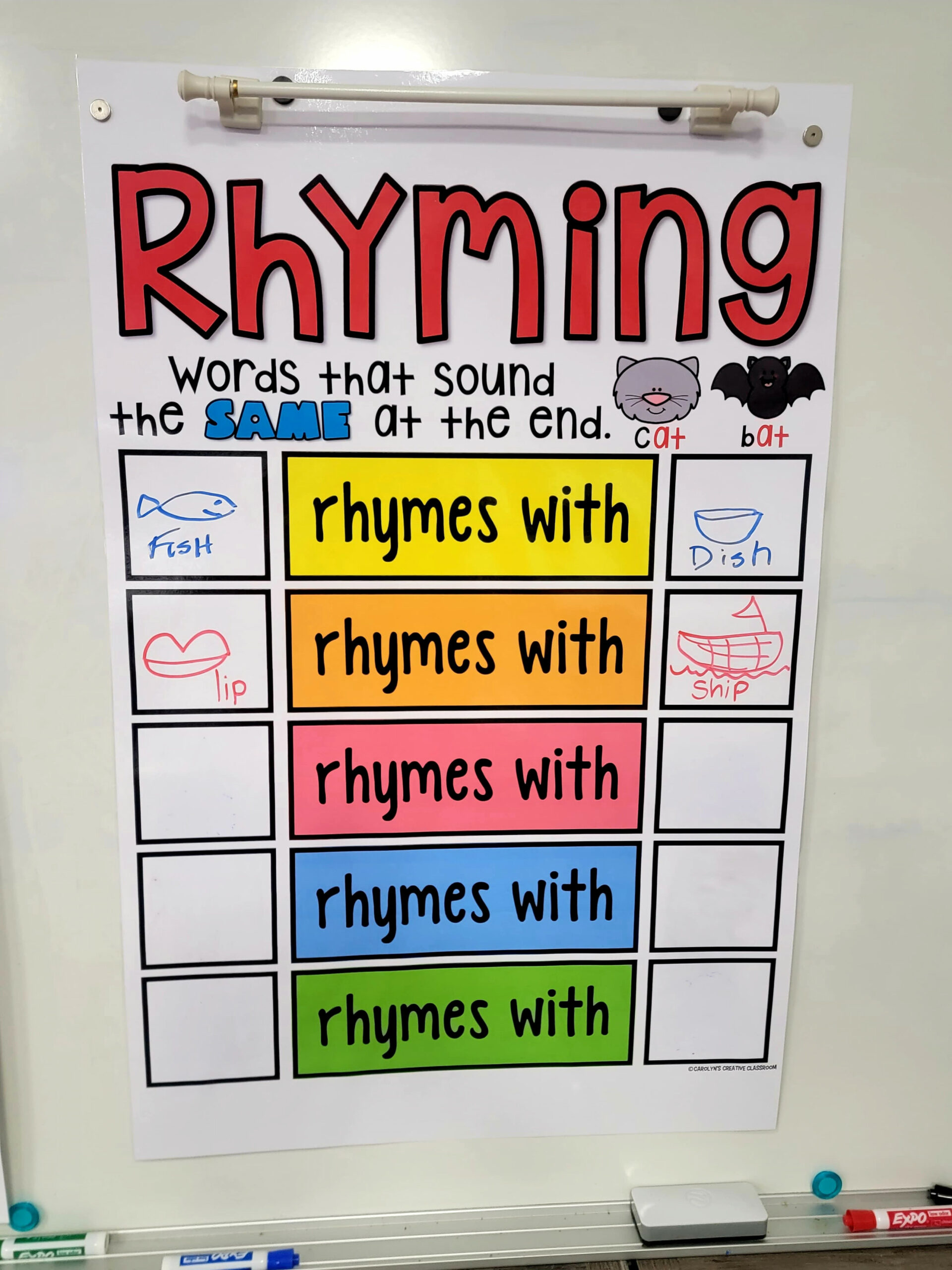 Rhyming Anchor Chart [Hard Good]