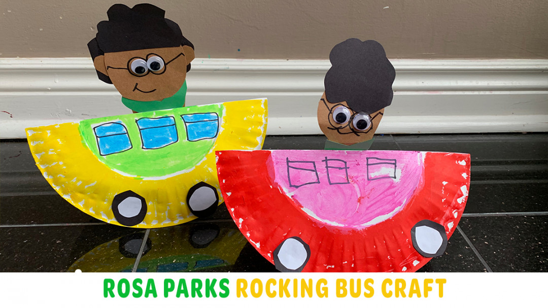 Rosa Parks Rocking Bus Craft - Happy Toddler Playtime