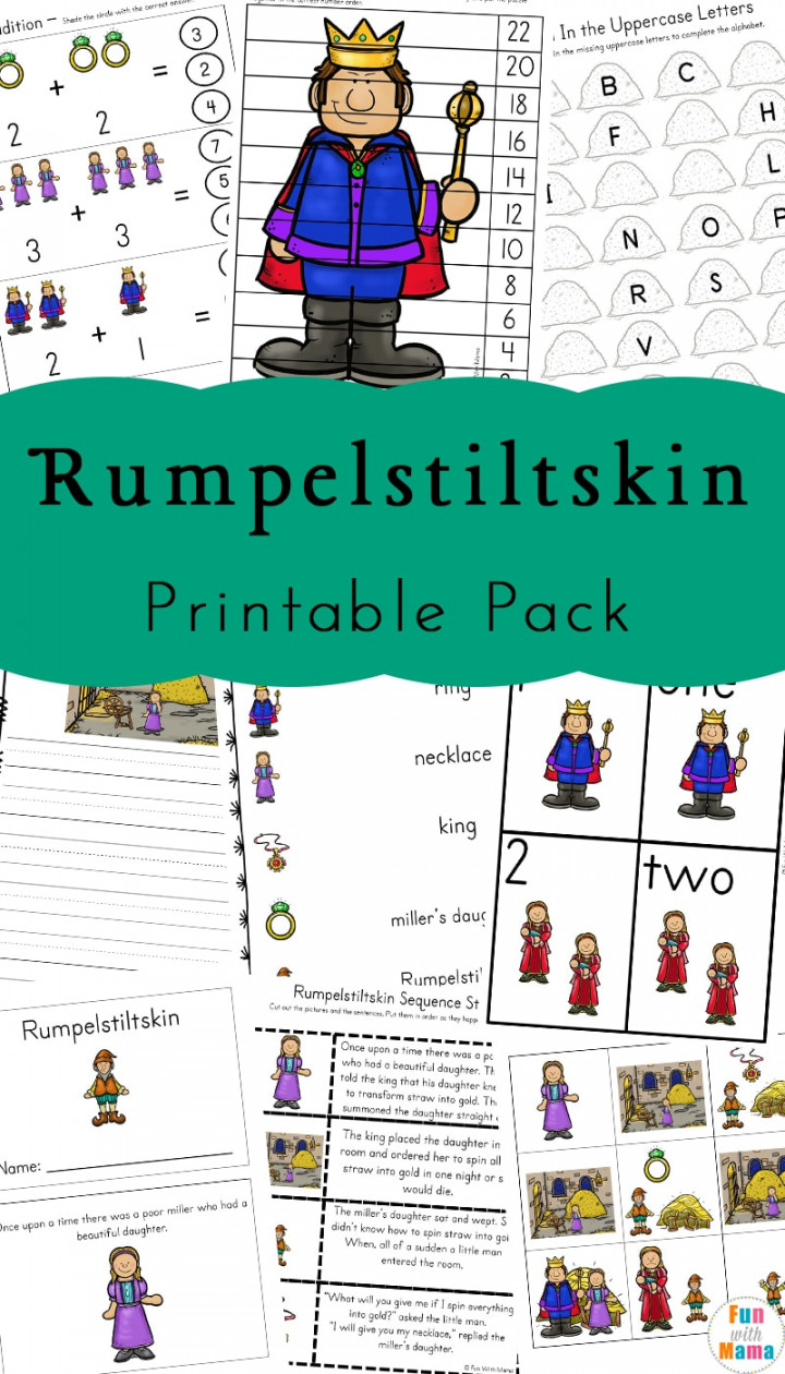 Rumpelstiltskin Activities Pack - Fun with Mama