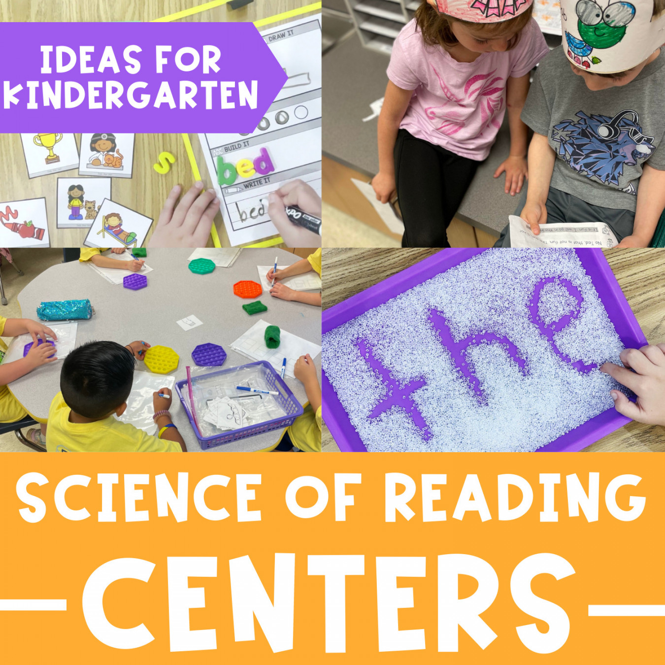 Science of Reading Centers in Kindergarten - Simply Kinder