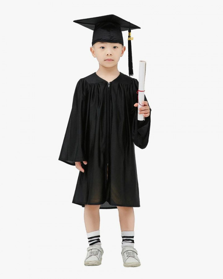Shiny Kindergarten Cap, Gown & Tassel Package -  Colors