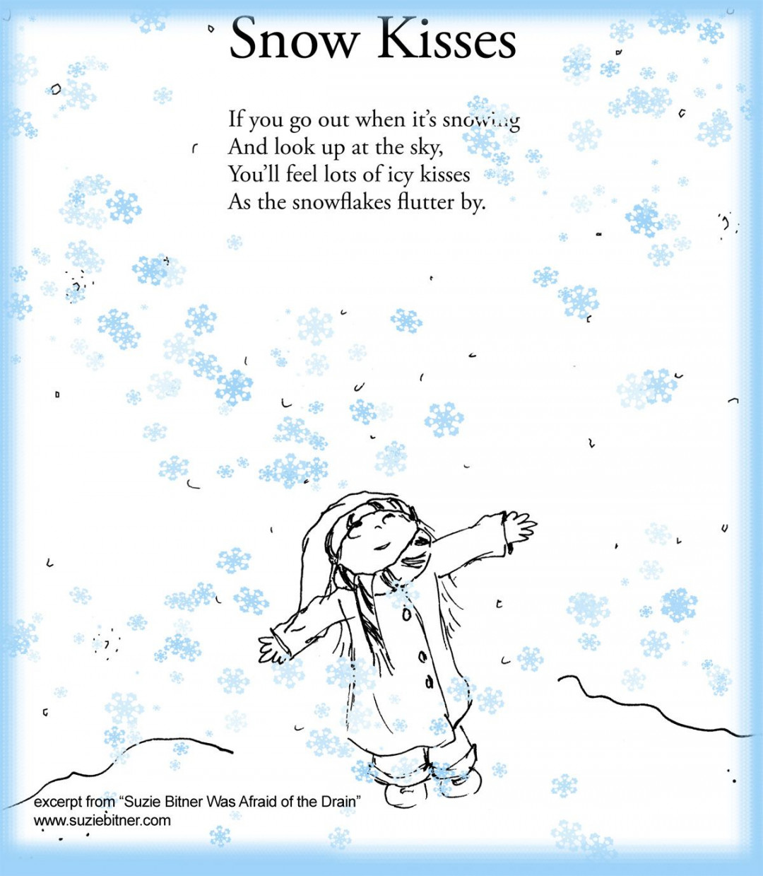 Snow Kisses! Poem Children