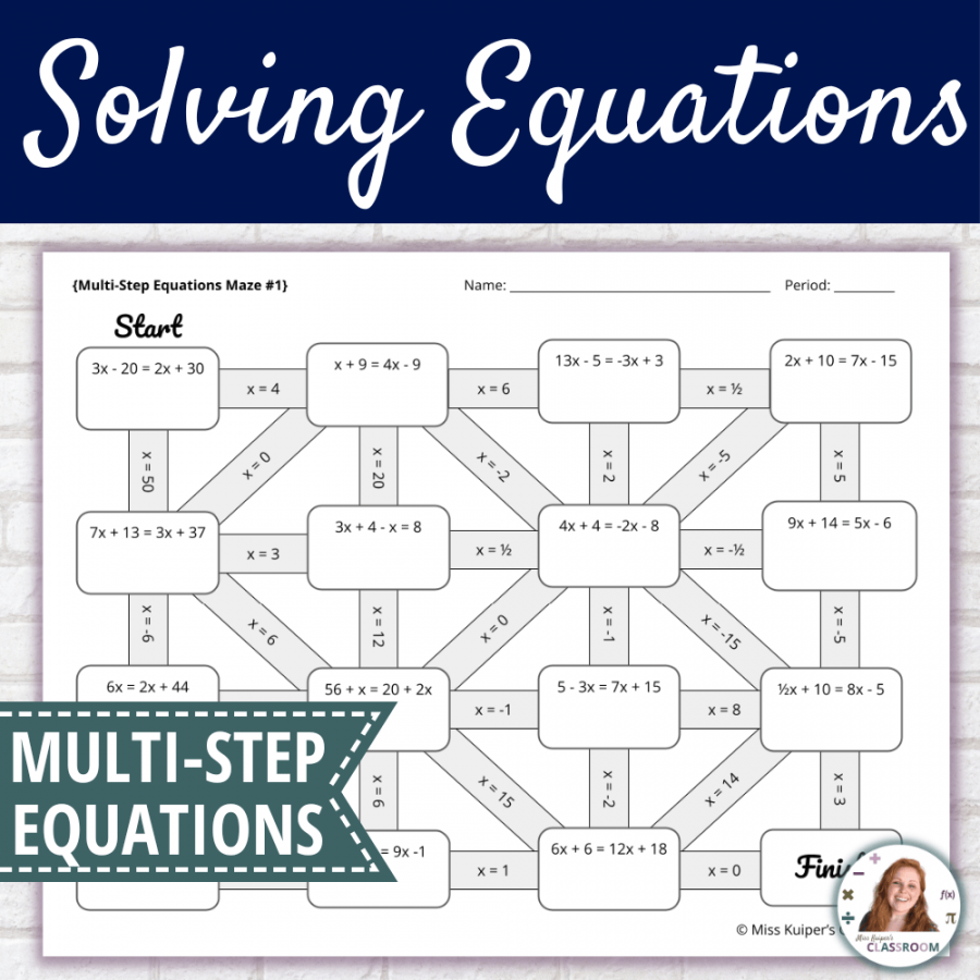 Solving Equations-Multi Step