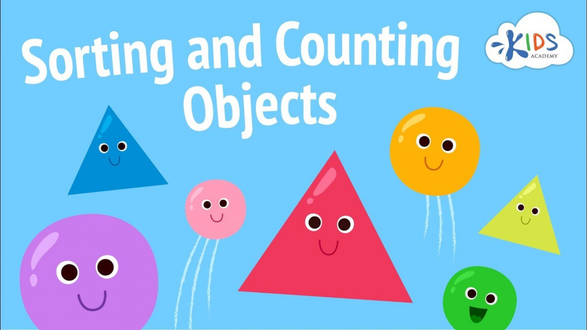 Sorting Objects and Counting for Kids  Sorting Games for Preschool &  Kindergarten  Kids Academy