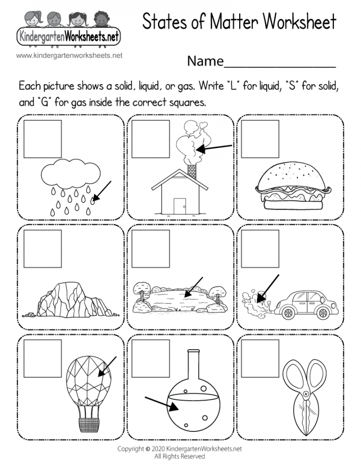 States of Matter Worksheet - Free Printable, Digital, & PDF