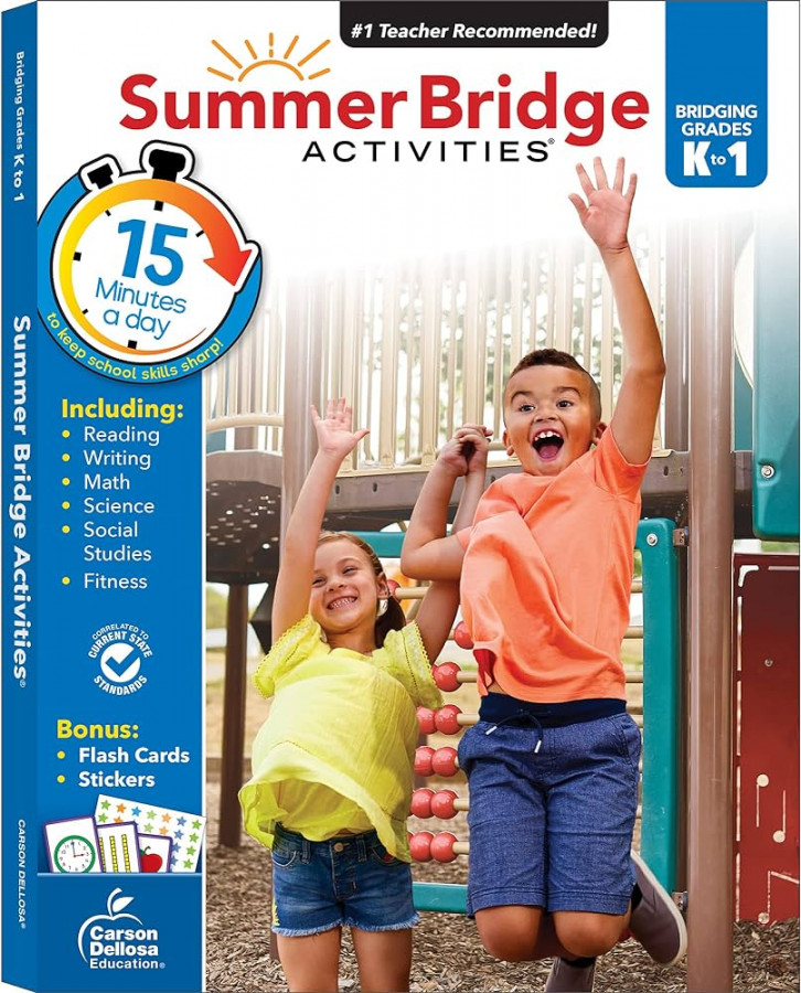 Summer Bridge Activities Kindergarten to st Grade Workbooks, Math