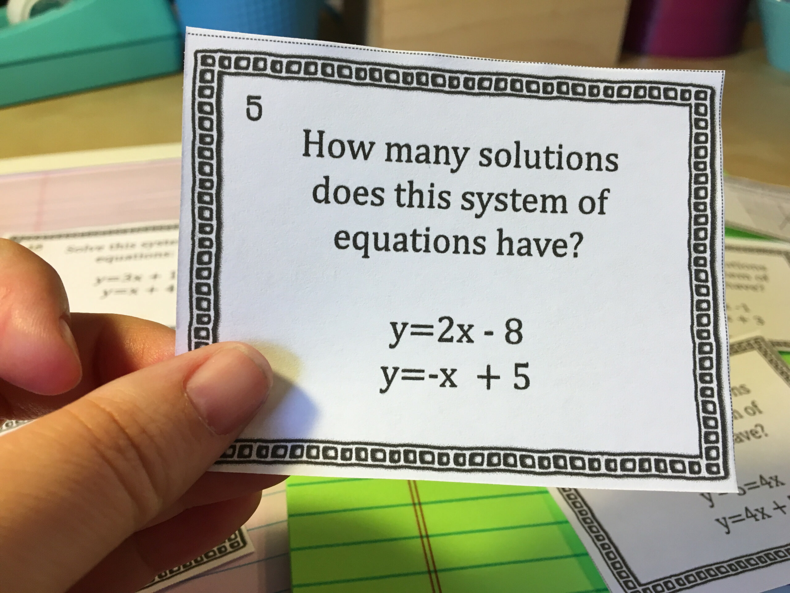 Systems of Equations Activities For Your Classroom - Idea Galaxy