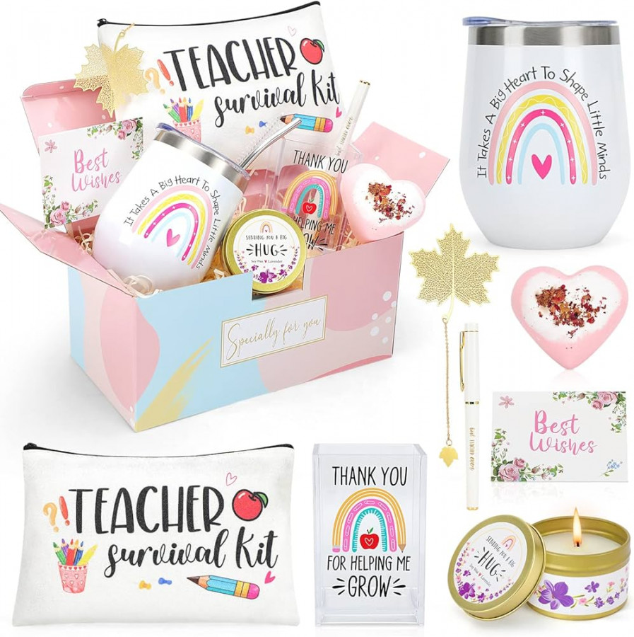 Teacher Gifts for Women, Teacher Appreciation Gift Basket