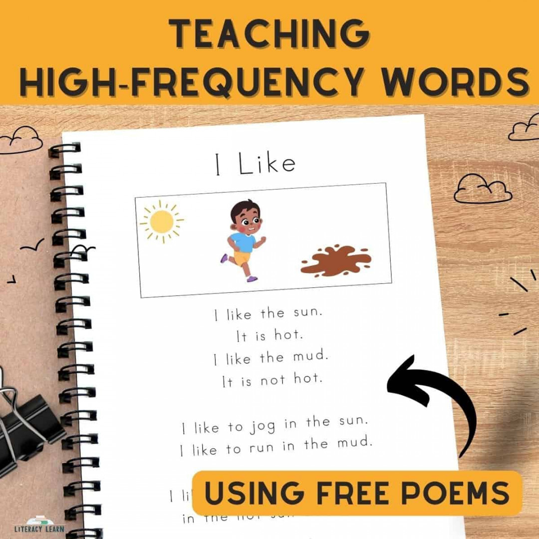 Teaching High-Frequency Words:  Free Poems - Literacy Learn