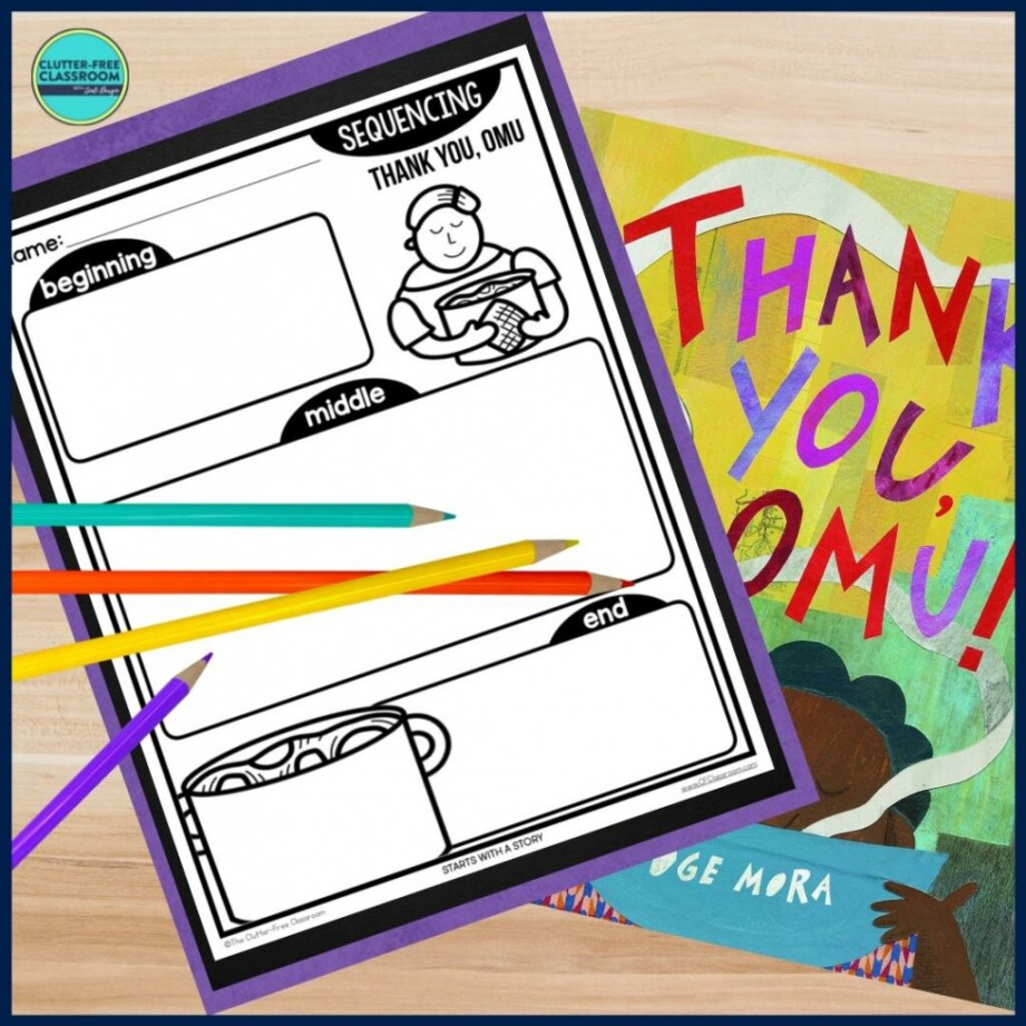 Thank You, Omu Activities and Lesson Plans for  - Clutter-Free