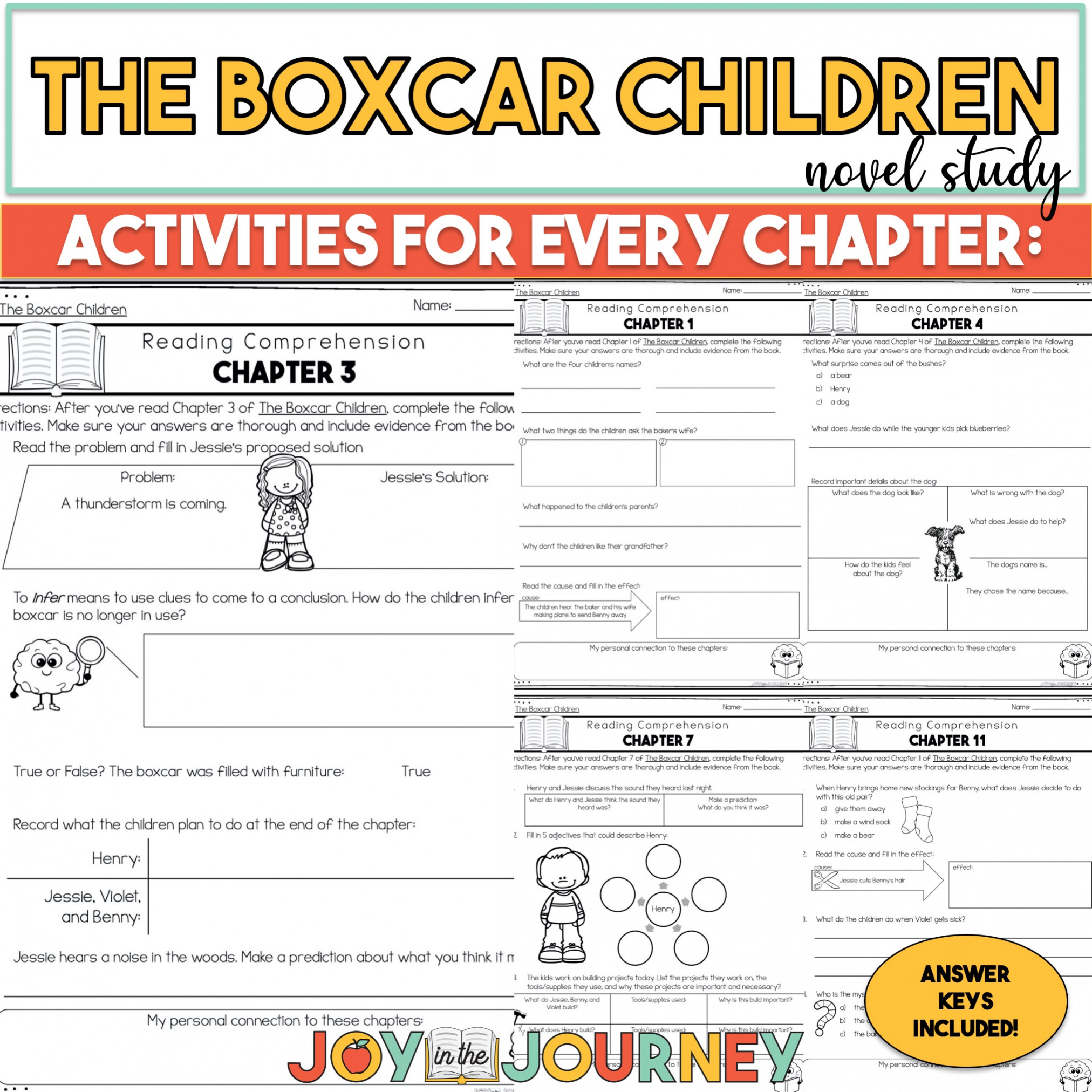 The Boxcar Children Novel Study