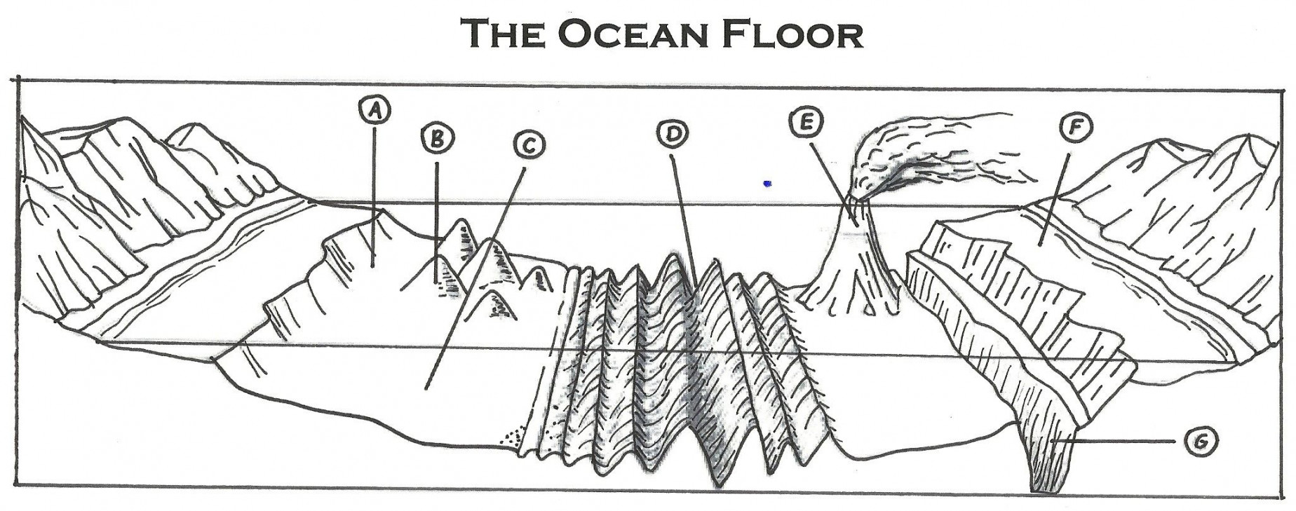 The Ocean Floor Worksheets  Worksheets, Educational worksheets