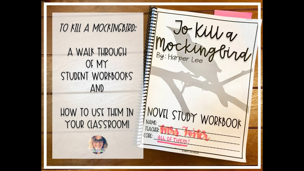 To Kill a Mockingbird: Student Workbooks and How I Use Them in My