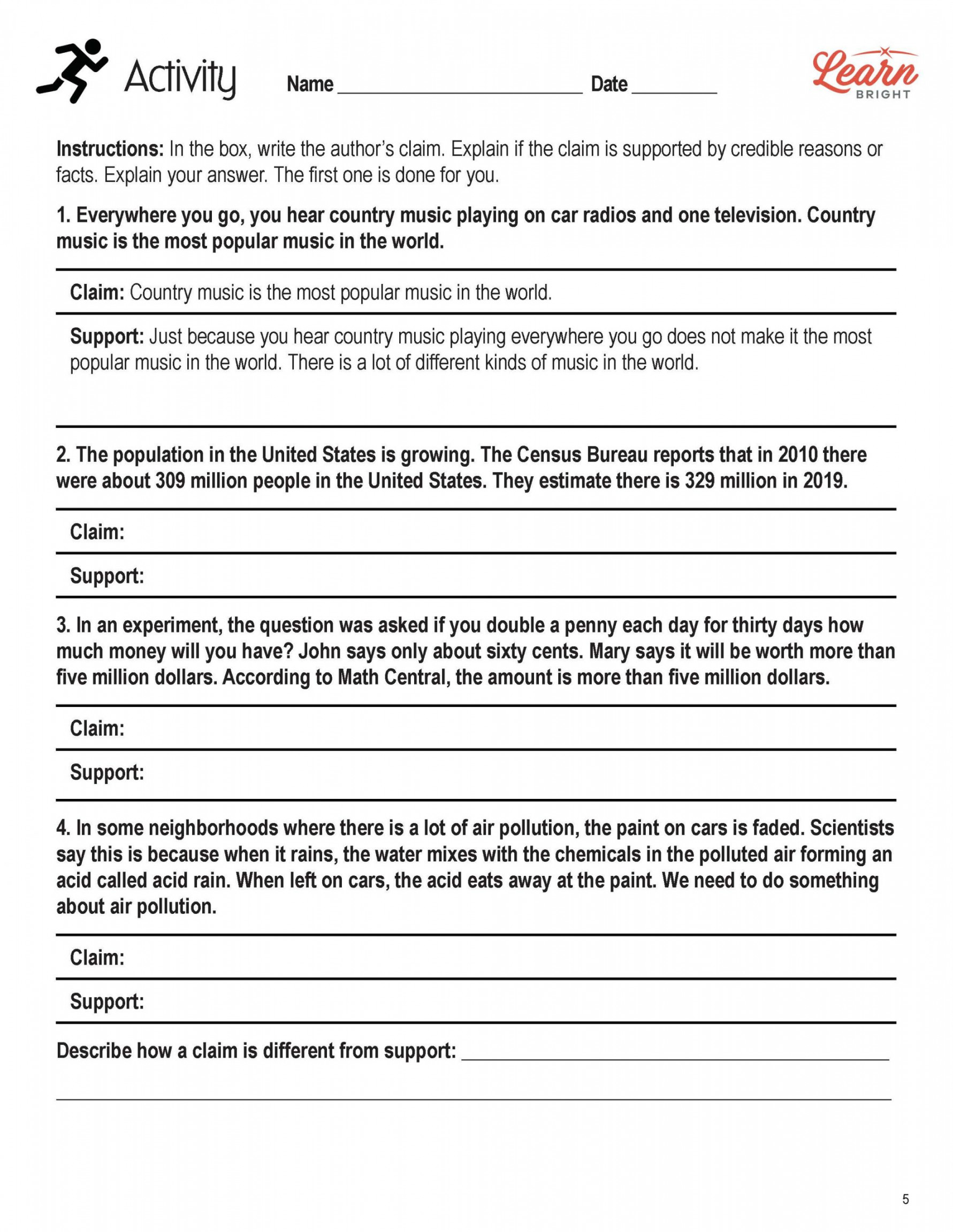 Trace and Evaluate Arguments