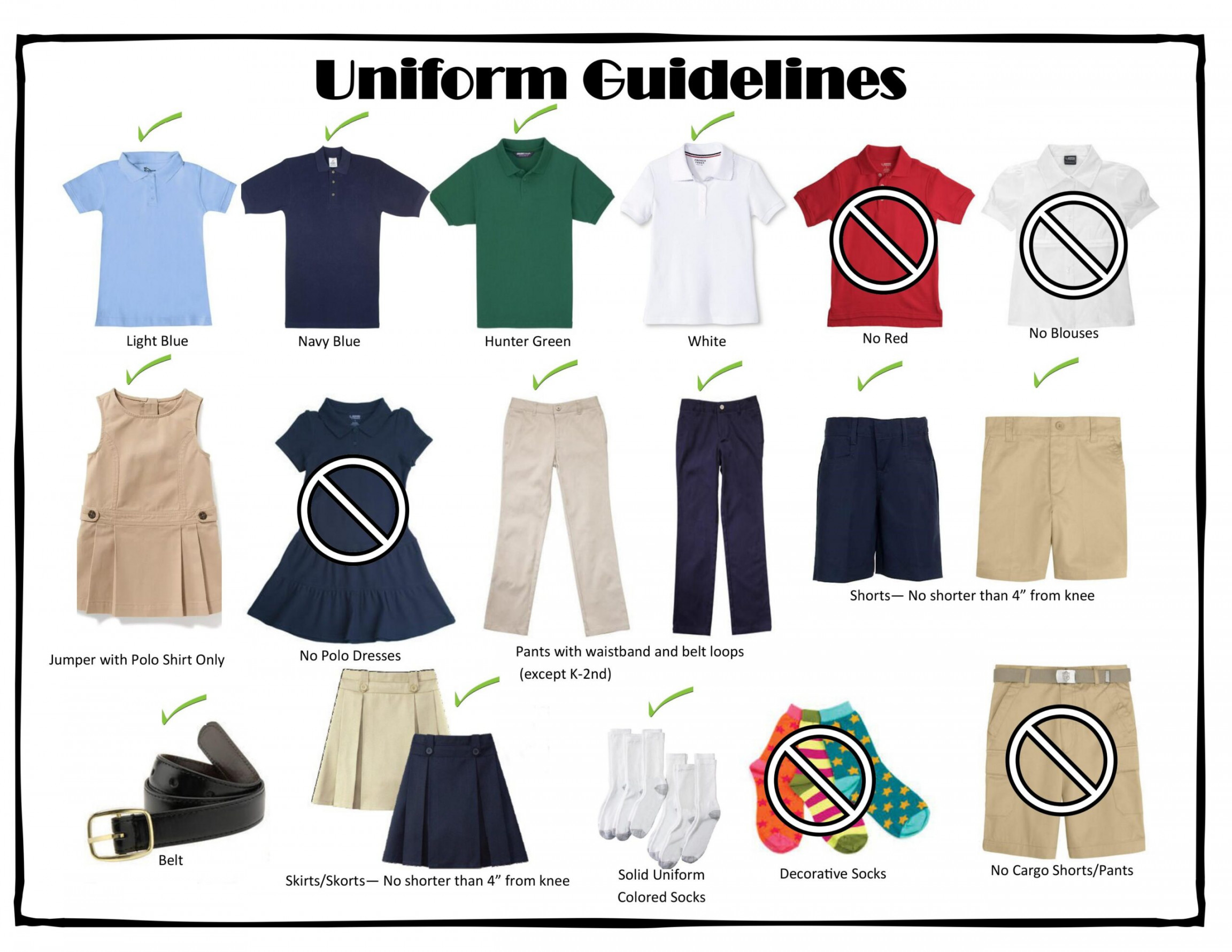 UNIFORM DRESS STANDARDS  Valley Academy