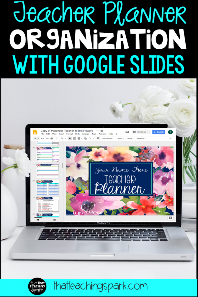 Using Google Slides as your Teacher Planner - That Teaching Spark