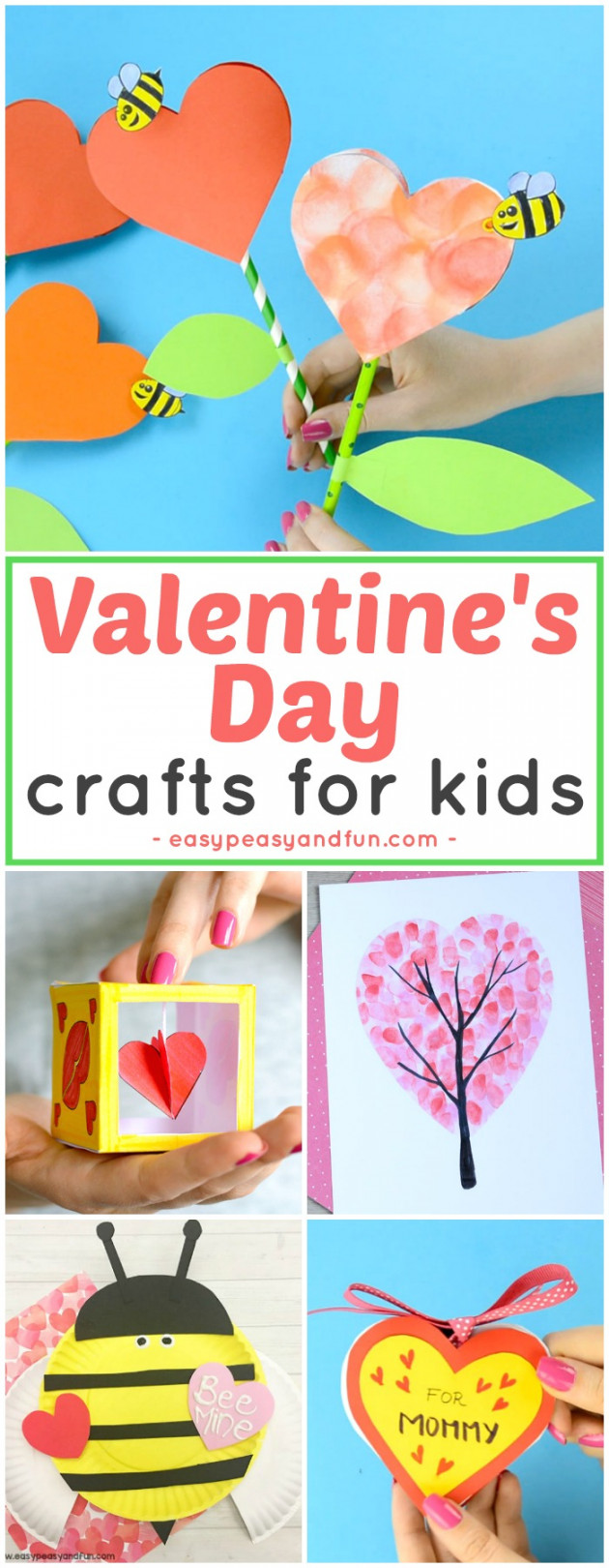 Valentines Day Crafts for Kids - Art and Craft Ideas for All Ages