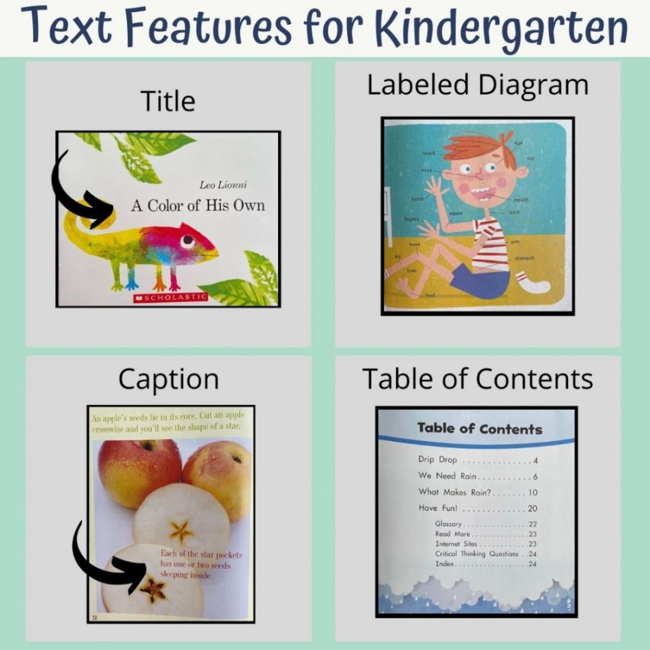 What are Text Features? How to Teach Them to Kids -  Kinder Teachers