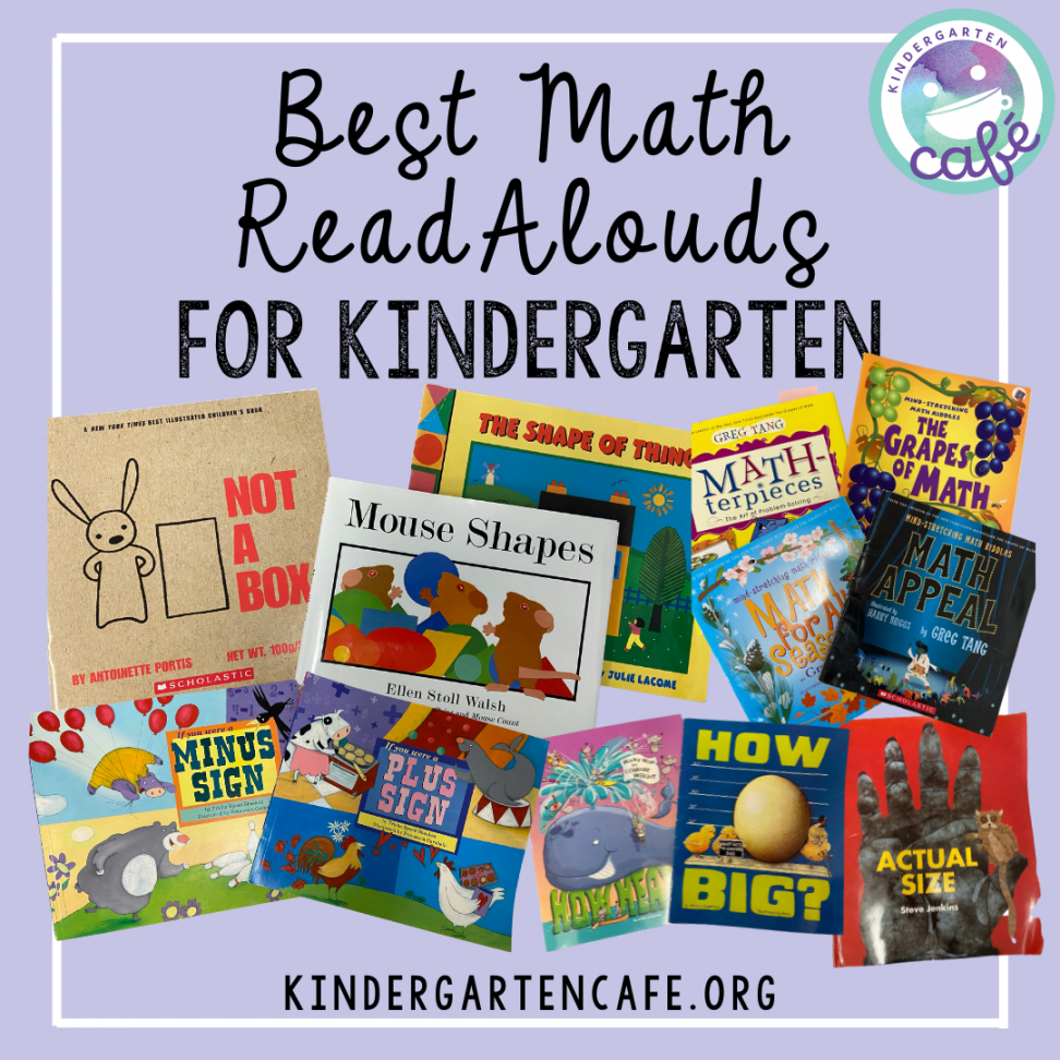 What are the best Math read aloud books for kindergarten