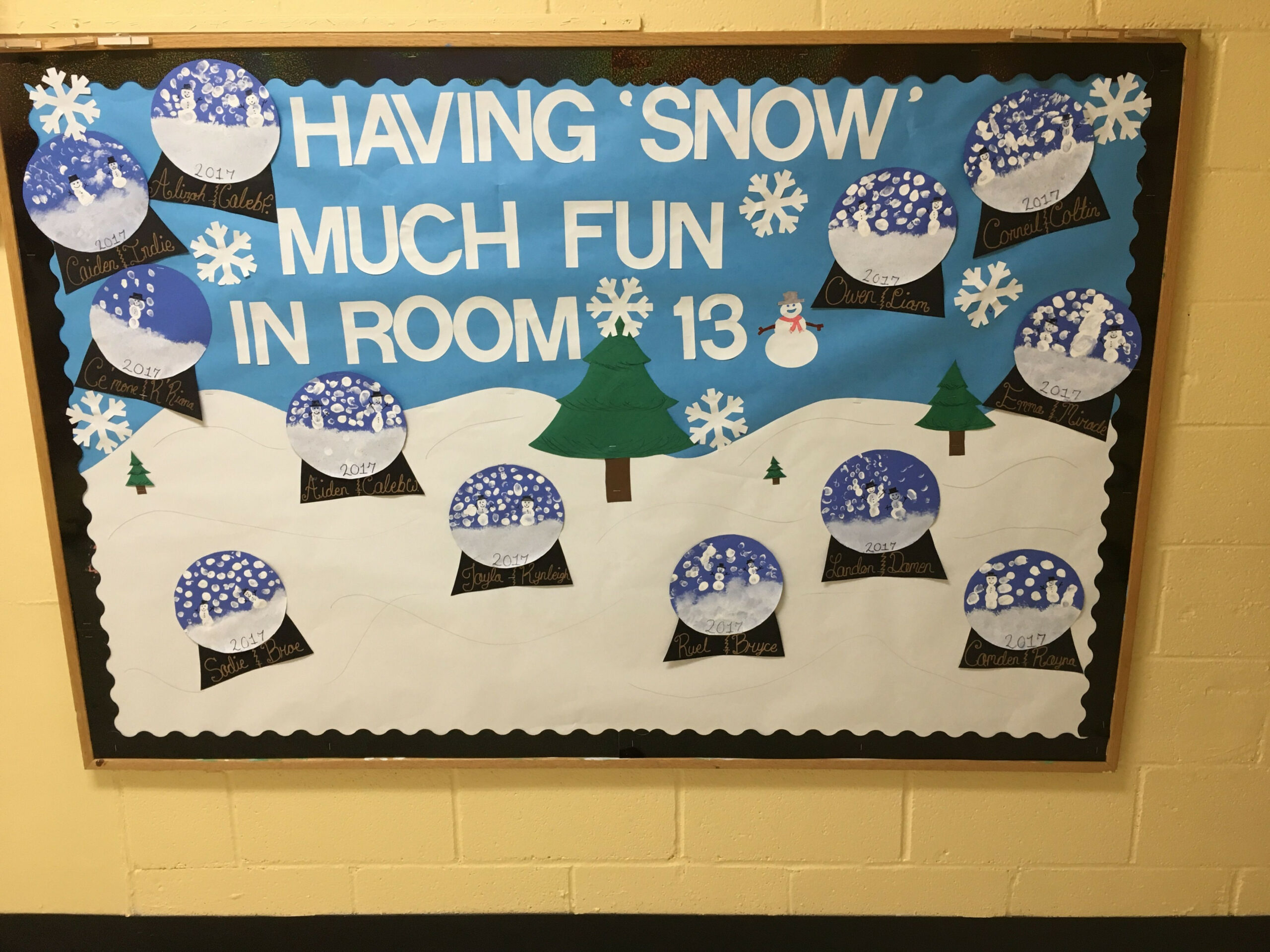 Winter bulletin board  Winter bulletin boards, Elementary