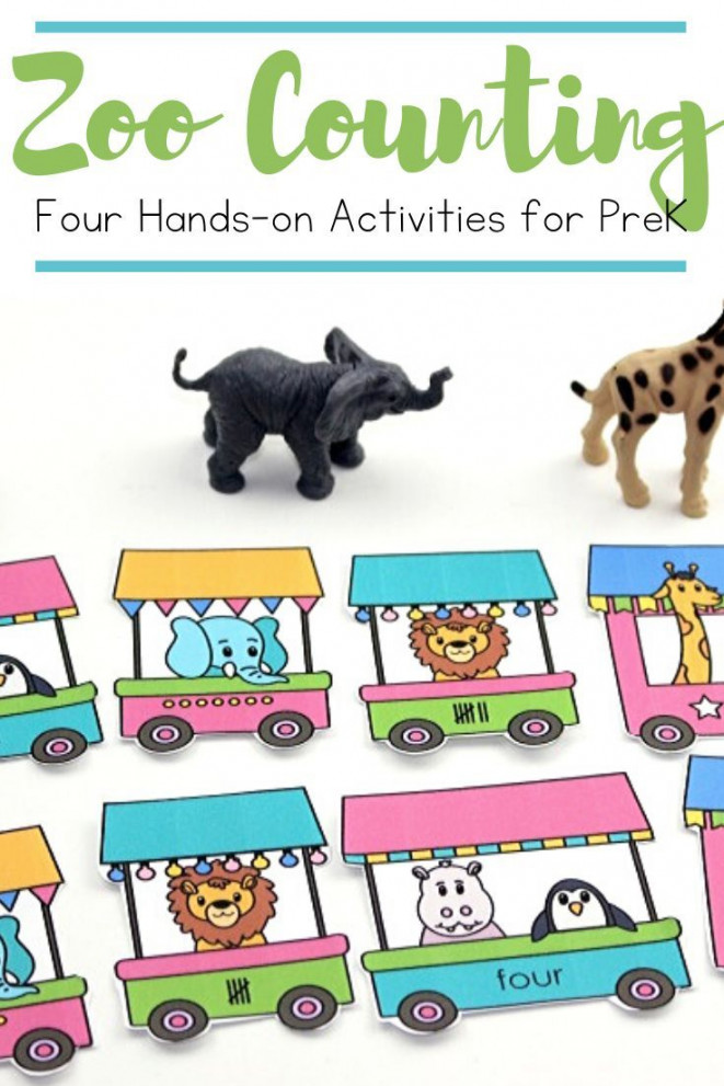 Zoo Counting Activities  Zoo activities preschool, Zoo activities