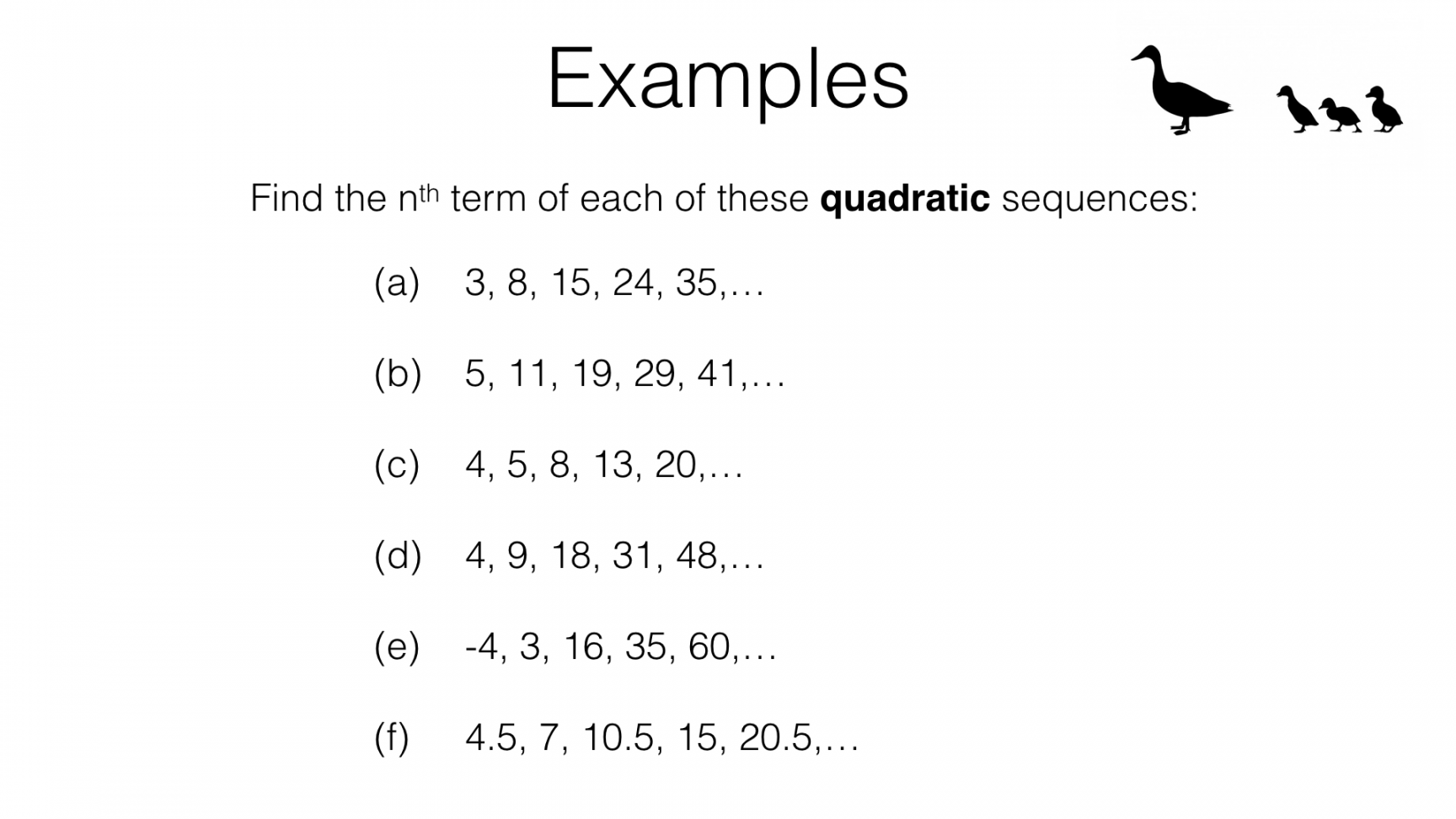 Ab – Finding the nth term of a quadratic sequence – BossMaths