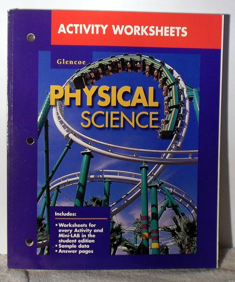 Activity Worksheets: Glencoe Physical Science