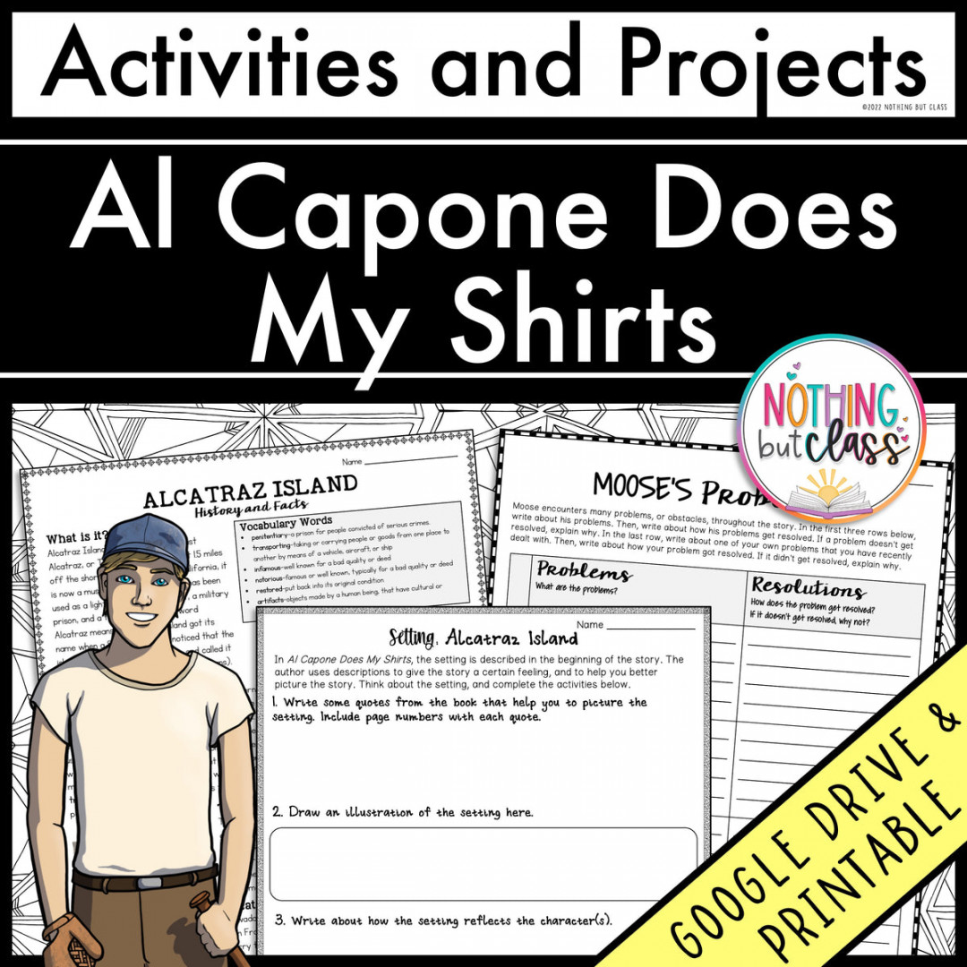 Al Capone Does My Shirts  Activities and Projects