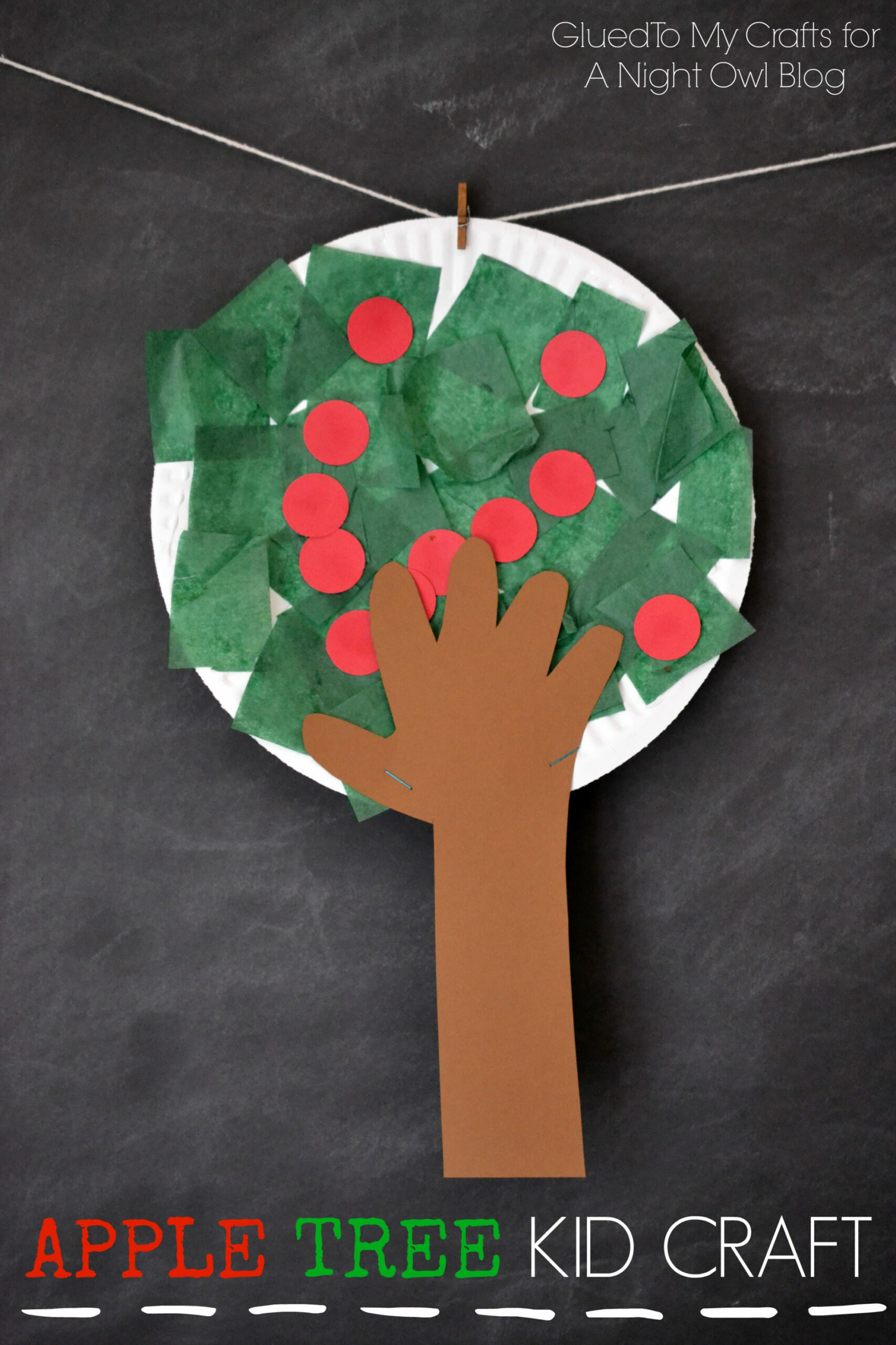 Apple Tree Kids Craft - A Night Owl Blog