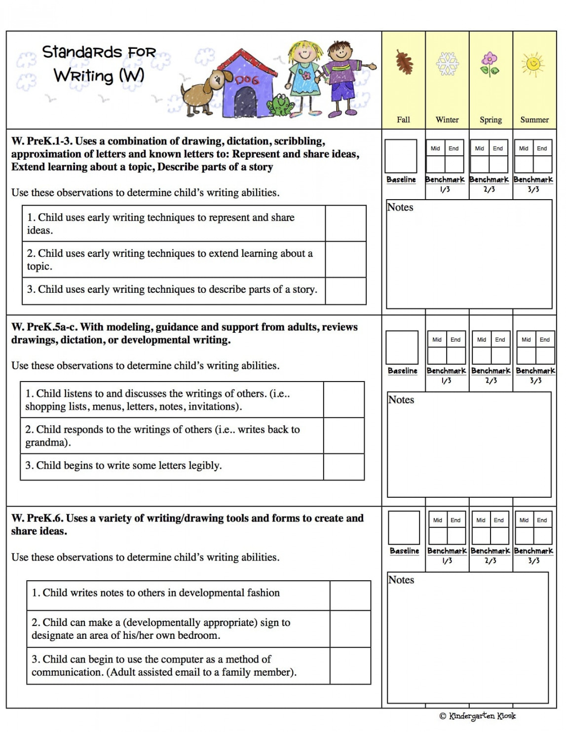 Assessments for Kindergarten Kids  Kindergarten Kiosk — Kindergarten Kiosk