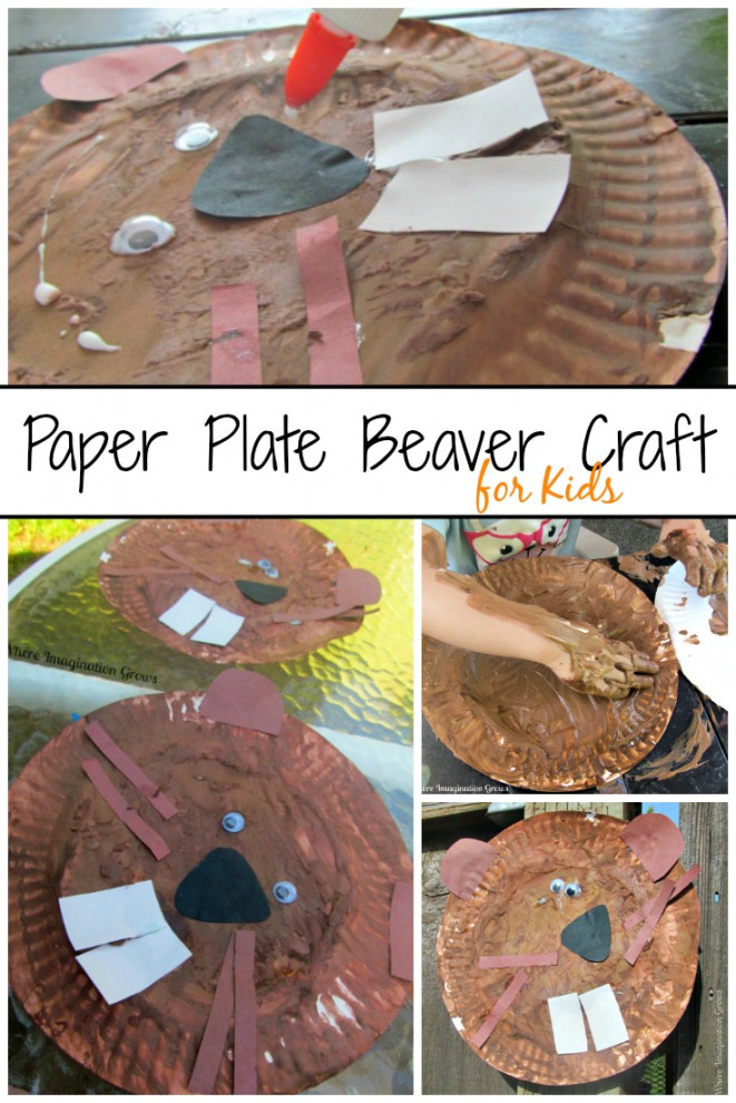 Beaver Paper Plate Craft for Kids Booking Across the USA - Where