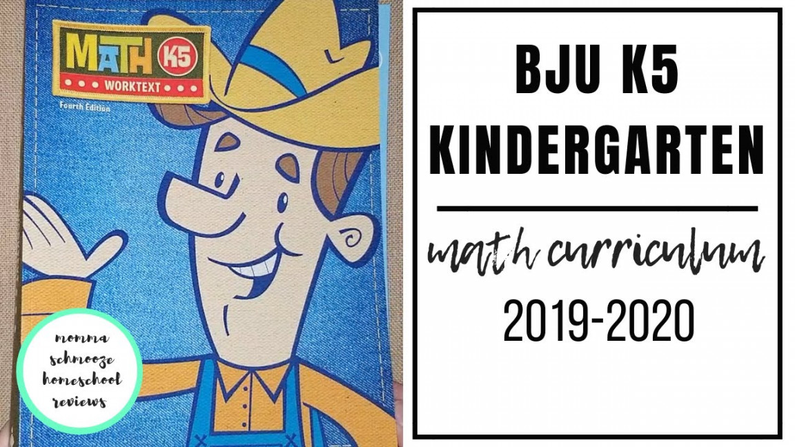 BJU K MATH KINDERGARTEN CURRICULUM FLIP THROUGH