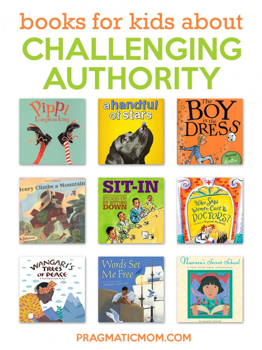 Books For Kids That Challenge Authority & GIVEAWAY! - Pragmatic Mom