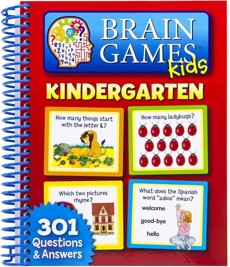 Brain Games Kids: Kindergarten : Editors of Phoenix International