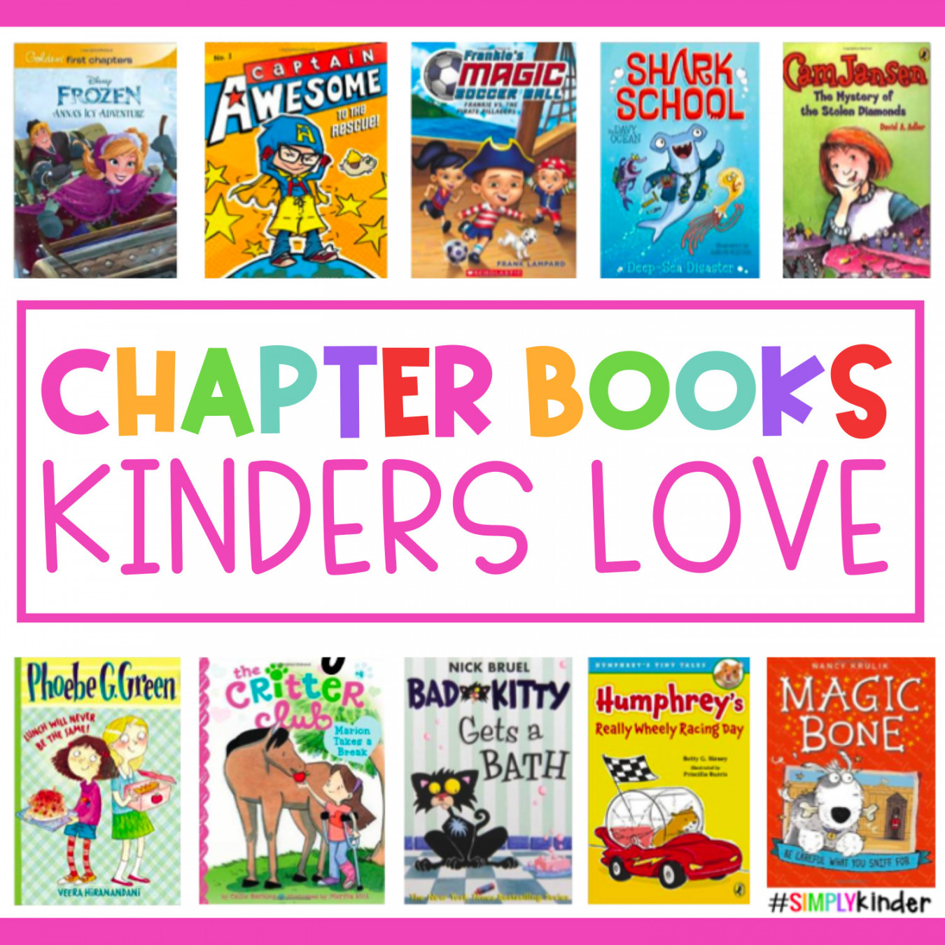 Chapter Books for Kindergarten - Simply Kinder