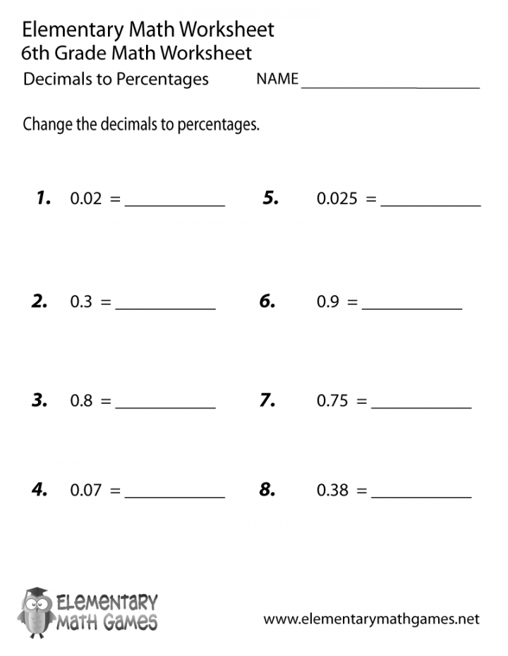 Decimal Worksheets th Grade  th grade worksheets, Math