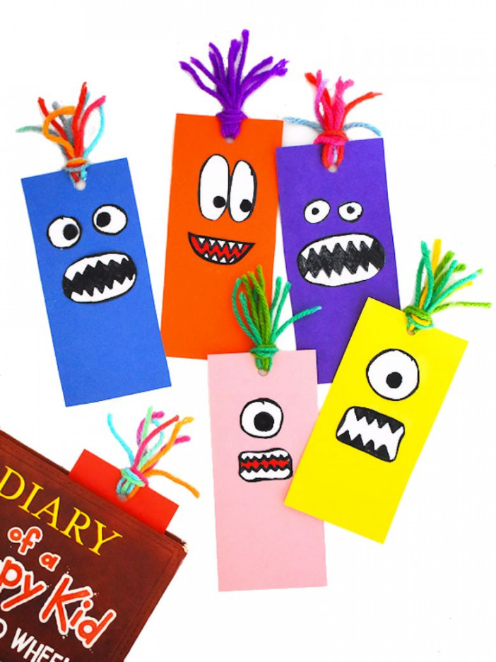 DIY Bookmark Ideas For Kids Who Love To Read - Messy Little Monster