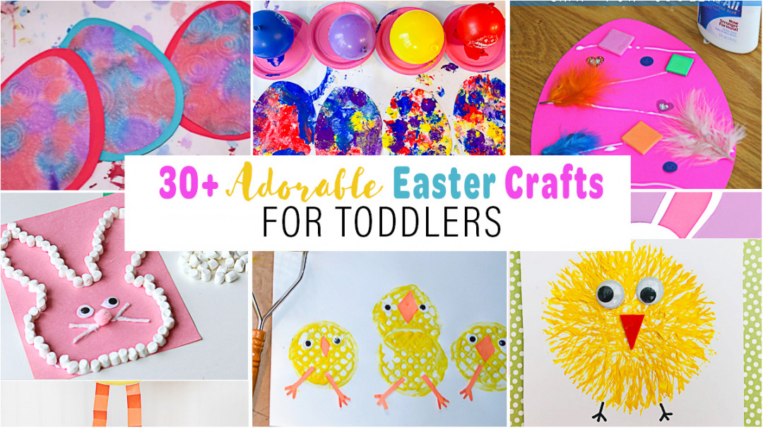 + Easy & Adorable Easter Crafts for Toddlers & Preschoolers