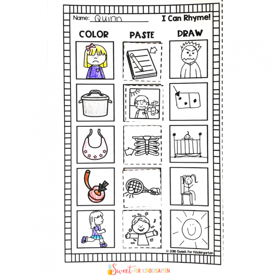 Engaging Rhyming Activities and Games for Kindergarten  Sweet