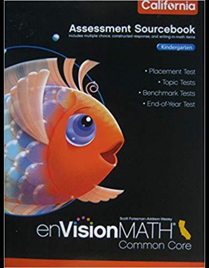 Envision Math CA - Common Core Kindergarten Teacher