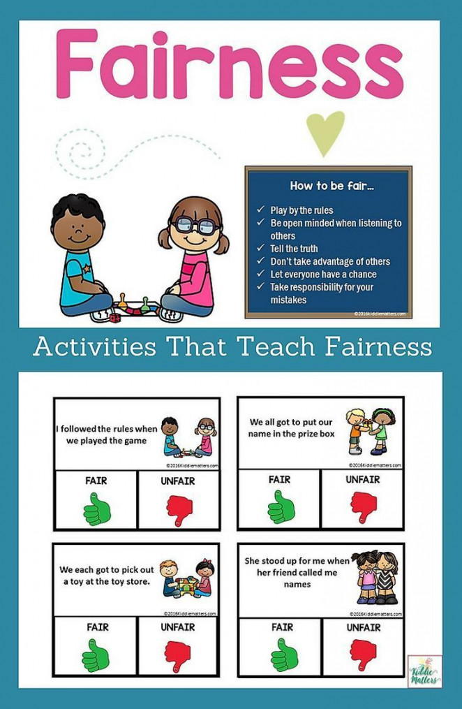 Fairness: Character Education and Social Skills Activities