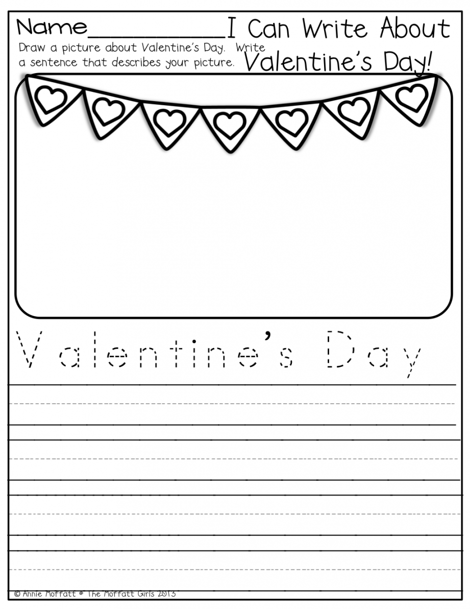 February NO PREP Packet (Kindergarten)  Kindergarten valentines