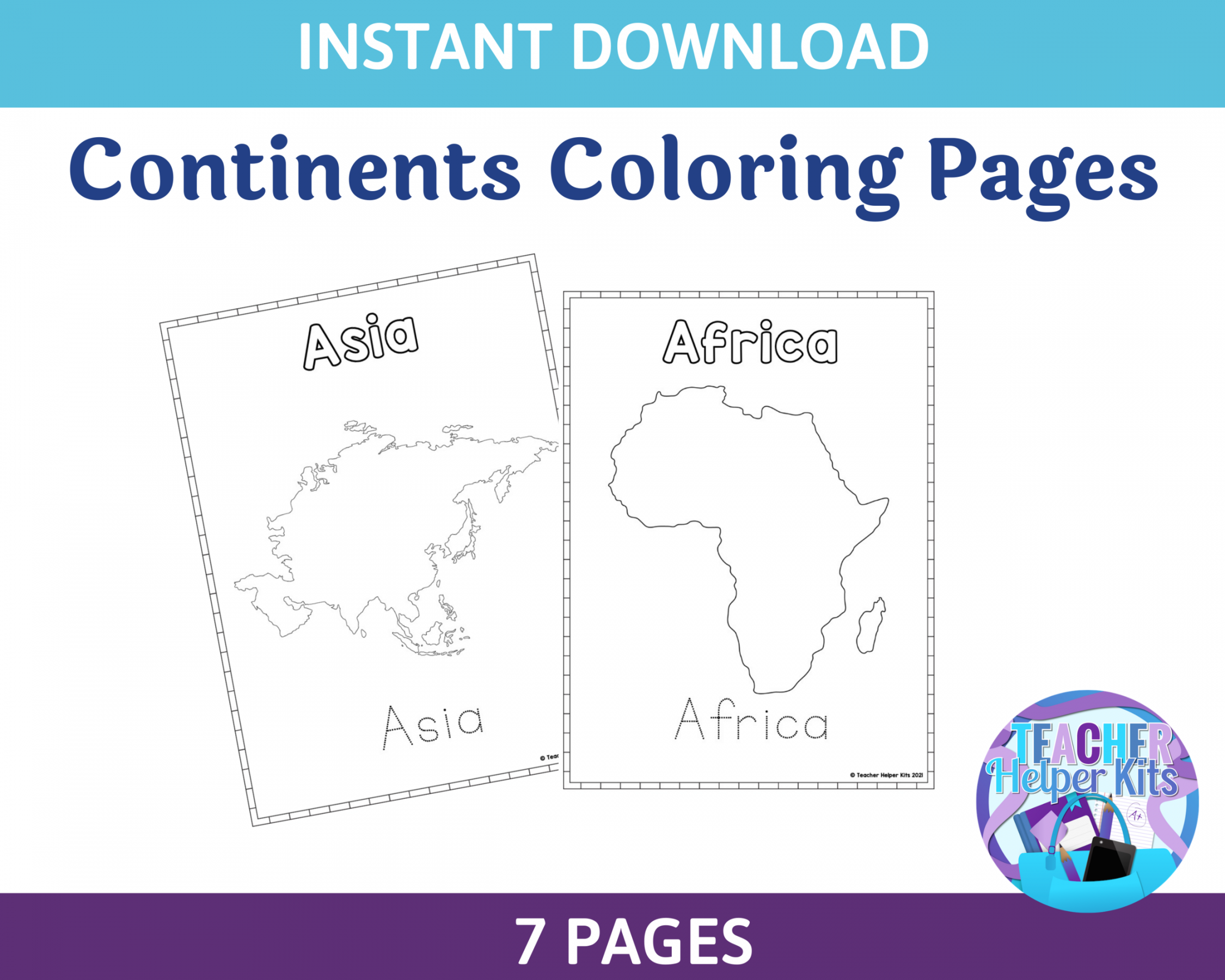 FREE Activities to Teach Your Children the Continents — Mommy is