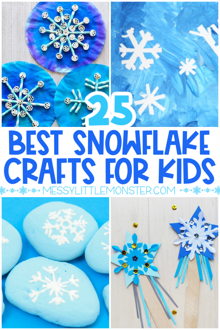 Fun & Easy Snowflake Crafts for Kids - Messy Little Monster