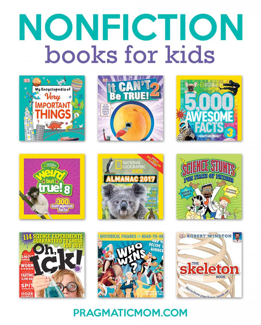 Fun Nonfiction Fact Books for Kids - Pragmatic Mom