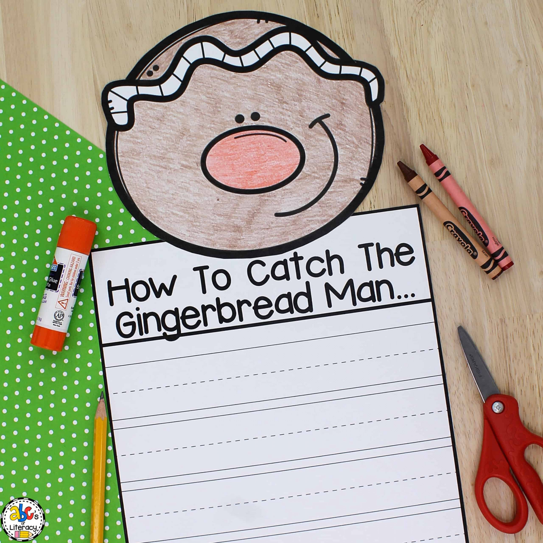 Gingerbread Man Writing Activity: Creative Writing For Kids