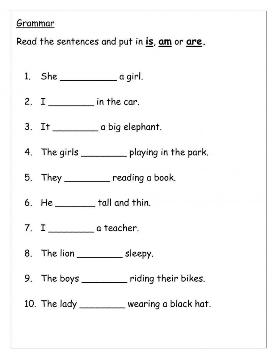 Grammar Quiz (is, am, are, was & were) worksheet  Live Worksheets